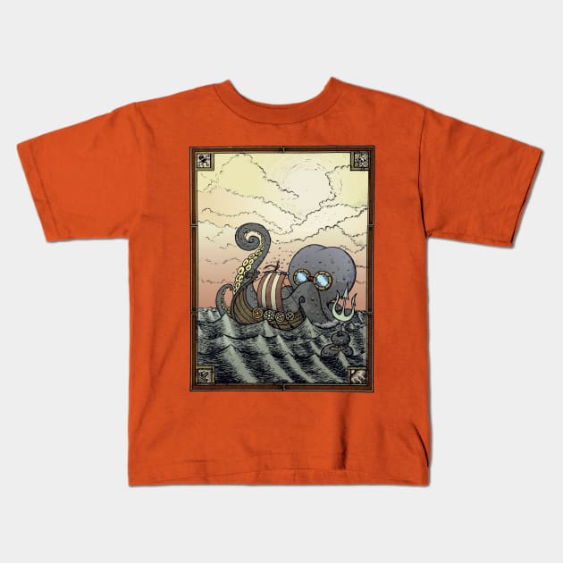 Awaken II Kids T-Shirt by mangulica